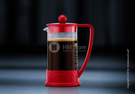 Кофейник френч-пресс Bodum Brazil 350 мл, Red Кофейник френч-пресс Bodum Brazil 350 мл, Red