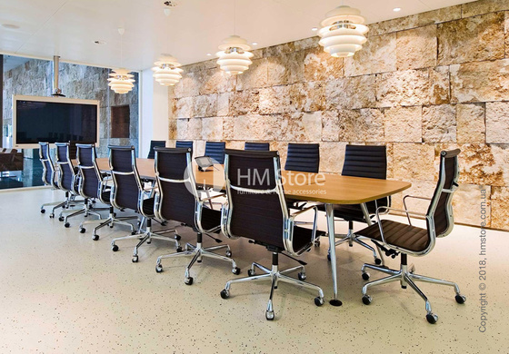 Кресло Vitra Aluminium Chair EA 119, Fabric Nero