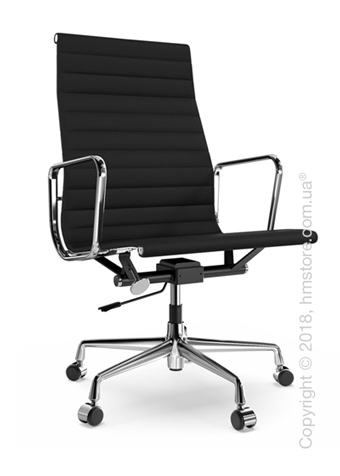 Кресло Vitra Aluminium Chair EA 119, Fabric Nero