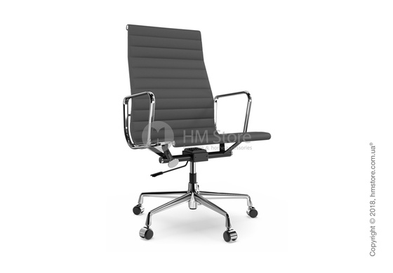 Кресло Vitra Aluminium Chair EA 119, Fabric Dark Grey