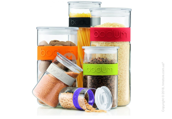 Емкость для сыпучих продуктов Bodum Presso 1 л, Black