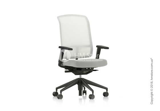 Кресло Vitra AM Chair, white backrest, Plano Cream White Sierra Grey