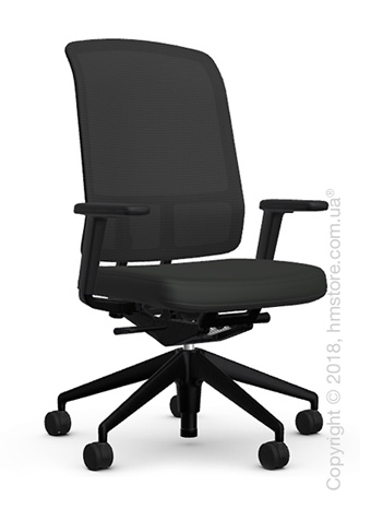 Кресло Vitra AM Chair, black backrest, Plano Nero