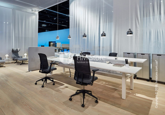 Кресло Vitra AM Chair, grey backrest, Plano Sierra Grey