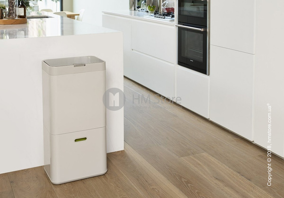 Универсальный контейнер для сортировки мусора Joseph Joseph Waste Separation & Recycling Unit Totem 60 л, Stone