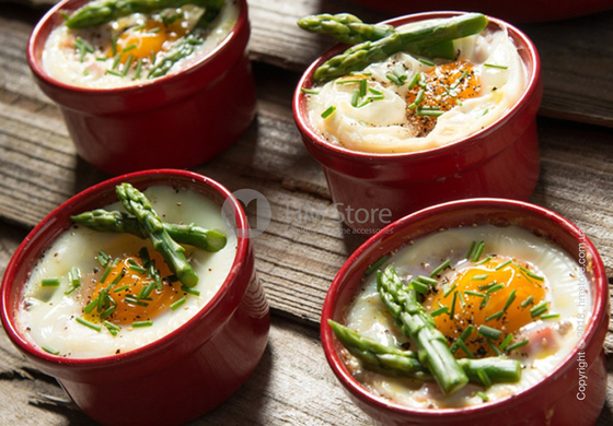 Набор рамекинов для выпечки керамических 10,5 x 10,5 см Emile Henry Ovenware, Burgundy