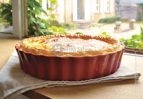 Форма для выпечки круглая 24 x 24 см Emile Henry Ovenware, Brick Форма для выпечки круглая 24 x 24 см Emile Henry Ovenware, Brick