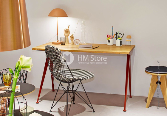 Стол Vitra Compas Direction, Natural Oak and Japanese Red