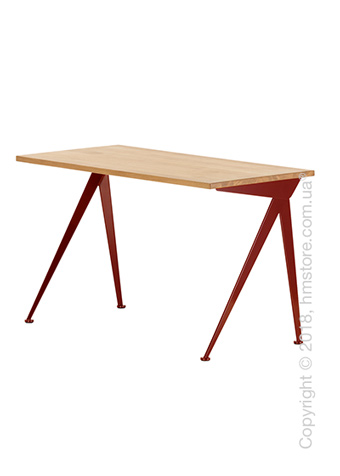 Стол Vitra Compas Direction, Natural Oak and Japanese Red