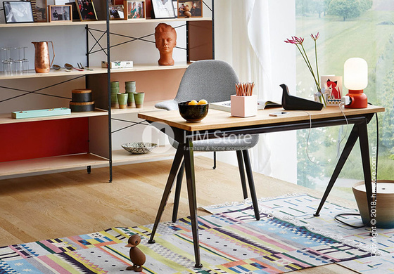 Стол Vitra Compas Direction, Natural Oak and Coffee