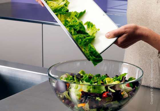 Разделочная доска Joseph Joseph Rinse & Chop Plus, Белая