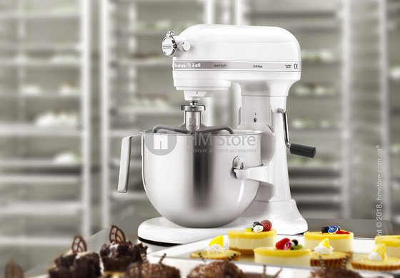 Профессиональный планетарный миксер KitchenAid Heavy Duty Bowl-Lift Stand Mixer 4.8 л, White