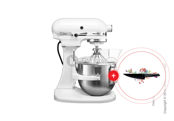 Профессиональный планетарный миксер KitchenAid Heavy Duty Bowl-Lift Stand Mixer 4.8 л, White