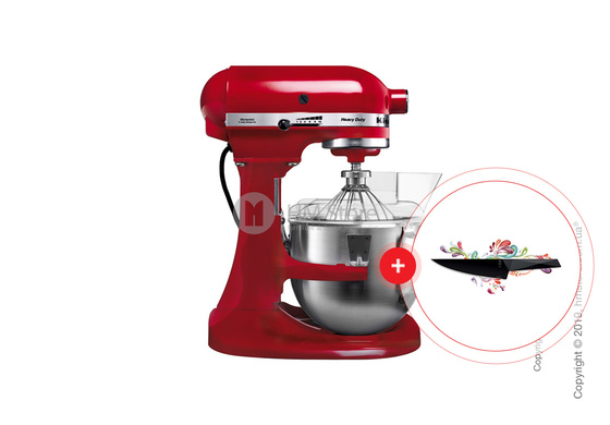 Профессиональный планетарный миксер KitchenAid Heavy Duty Bowl-Lift Stand Mixer 4.8 л, Empire Red