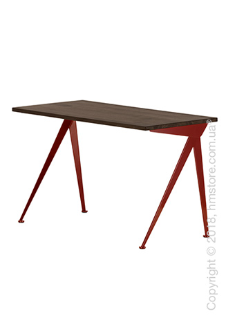 Стол Vitra Compas Direction, Smoked Oak and Japanese Red