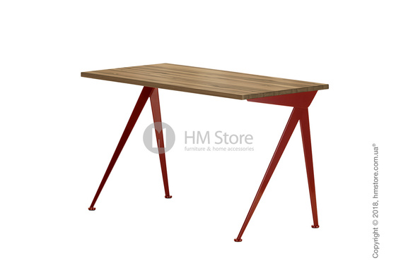 Стол Vitra Compas Direction, American Walnut and Japanese Red Стол Vitra Compas Direction, American Walnut and Japanese Red