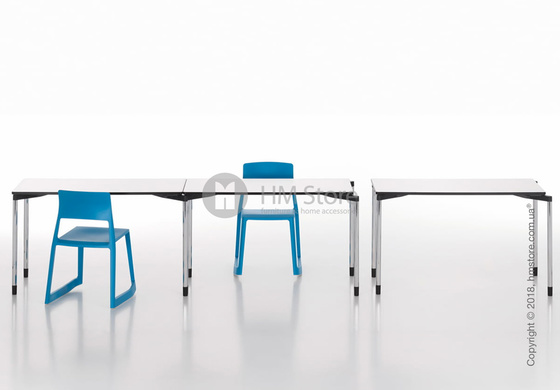 Стол Vitra Map Table, Soft Light and Chrome