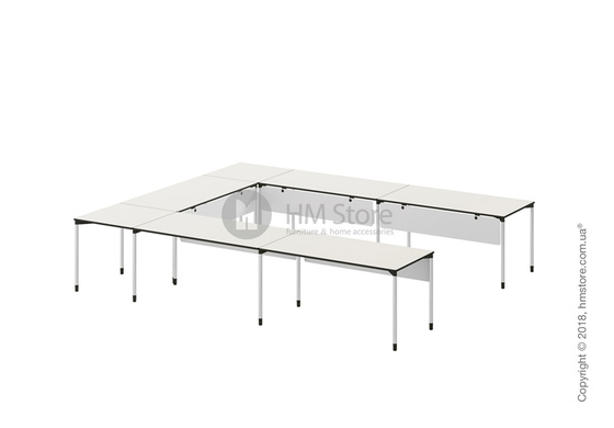 Стол Vitra Map Table, Light Oak and Basic Dark