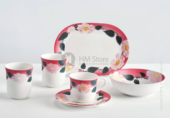Чашка Villeroy & Boch коллекция Rose Sauvage Framboise 350 мл Чашка Villeroy & Boch коллекция Rose Sauvage Framboise 350 мл