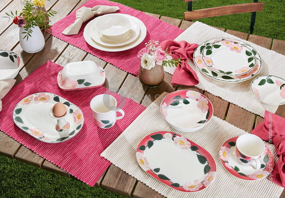 Тарелка десертная мелкая Villeroy & Boch коллекция Rose Sauvage Heritage, 21 см 