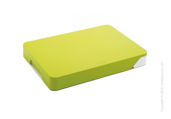 Доска с выдвижным отсеком Joseph Joseph Cut & Collect, Зеленая