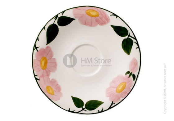 Блюдце Villeroy & Boch коллекция Rose Sauvage Heritage, 16 см
