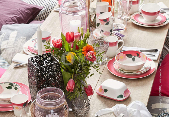 Блюдце Villeroy & Boch коллекция Rose Sauvage Framboise, 16 см
