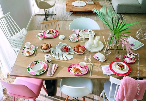 Тарелка столовая мелкая Villeroy & Boch коллекция Rose Sauvage Blanche, 26 см  Тарелка столовая мелкая Villeroy & Boch коллекция Rose Sauvage Blanche, 26 см