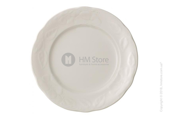 Тарелка столовая мелкая Villeroy & Boch коллекция Rose Sauvage Blanche, 21 см 