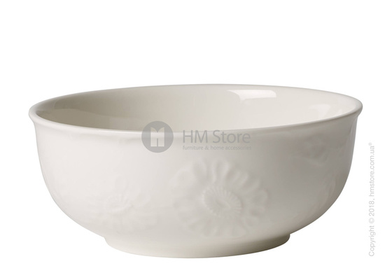 Пиала Villeroy & Boch коллекция Rose Sauvage Blanche, 17 см 