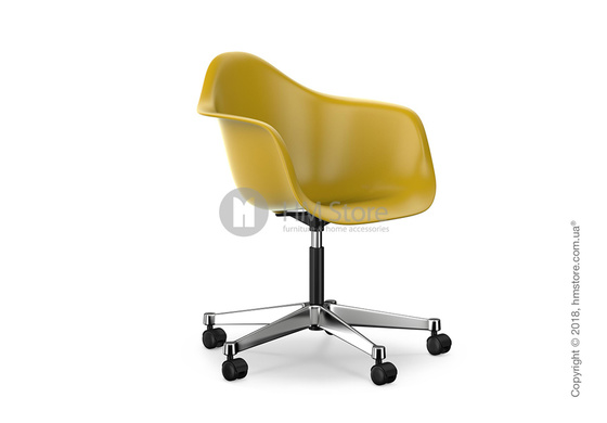 Кресло Vitra Eames Plastic Armchair PACC, Mustard