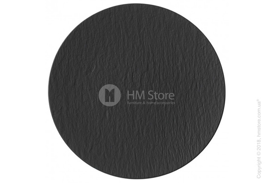 Блюдо для подачи пиццы Villeroy & Boch коллекция Manufacture Rock, 31,5 см