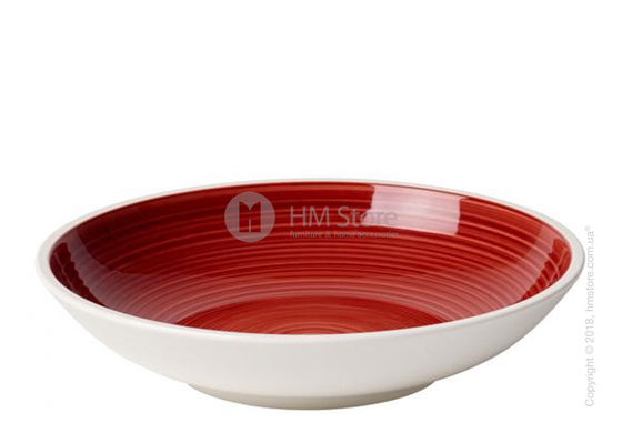 Тарелка для пасты Villeroy & Boch коллекция Manufacture 23,5 см, Red