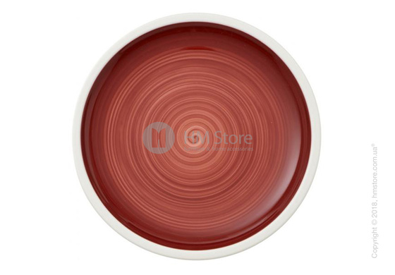 Тарелка столовая мелкая Villeroy & Boch коллекция Manufacture 22 см, Red