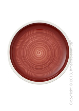 Тарелка столовая мелкая Villeroy & Boch коллекция Manufacture 22 см, Red