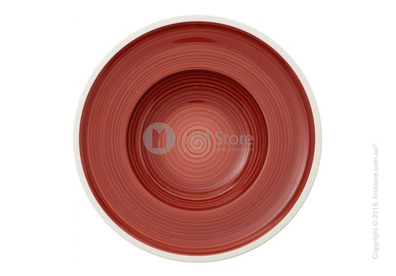 Тарелка столовая глубокая Villeroy & Boch коллекция Manufacture 25 см, Red