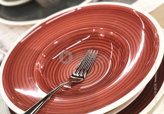 Тарелка столовая глубокая Villeroy & Boch коллекция Manufacture 25 см, Red
