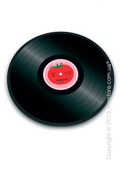 Разделочная доска стеклянная Joseph Joseph Vinyl Records, Виниловая пластинка томат