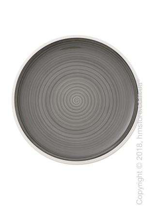 Тарелка столовая мелкая Villeroy & Boch коллекция Manufacture 27 см, Grey