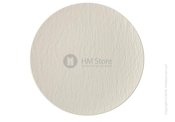 Блюдо для подачи пиццы Villeroy & Boch коллекция Manufacture Rock 31,7 см, White