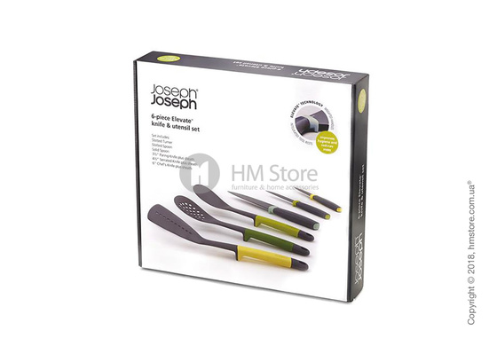 Набор кухонного инвентаря Joseph Joseph Elevate Utensils and Knives, 6 предметов Набор кухонного инвентаря Joseph Joseph Elevate Utensils and Knives, 6 предметов