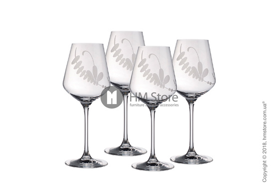 Набор бокалов для белого вина Villeroy & Boch коллекция Vieux Luxembourg Brindille 380 мл на 4 персоны