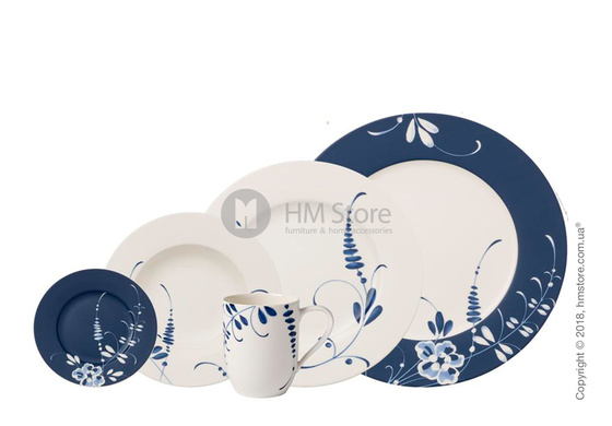 Тарелка столовая мелкая Villeroy & Boch коллекция Vieux Luxembourg Brindille, 22 см