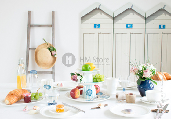 Тарелка столовая мелкая Villeroy & Boch коллекция Montauk Beachside, 27 см