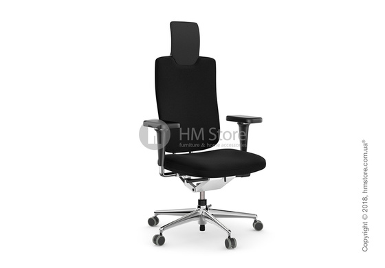 Кресло Vitra Headline Office swivel chair, Skin Nero