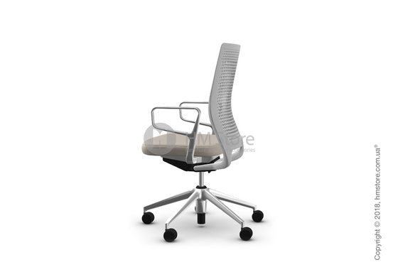 Кресло Vitra ID Air Soft Grey, Plano Parchment Cream White