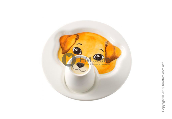Набор детской посуды Villeroy & Boch коллекция Animal Friends, Dog 2 предмета