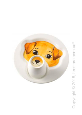 Набор детской посуды Villeroy & Boch коллекция Animal Friends, Dog 2 предмета