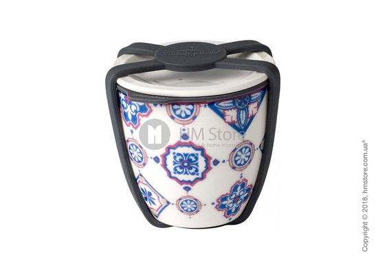 Чашка с крышкой Villeroy & Boch коллекция To Go Indigo S, 80 мл