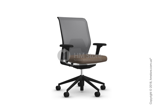 Кресло Vitra ID Mesh Dim Grey, Plano Coffee